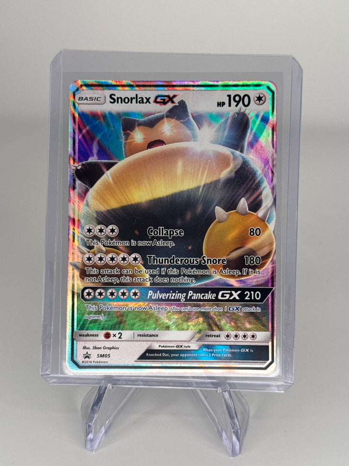 Pokemon TCG 2016 Snorlax GX Sun & Moon Black Star Promo, SM05