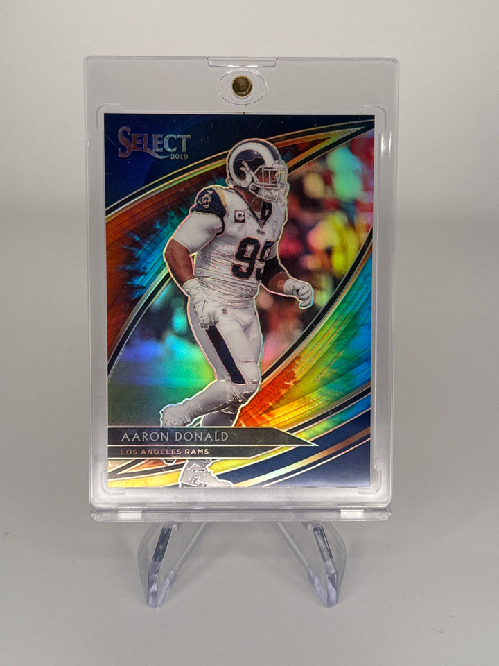 Aaron Donald 2019 Panini Select Tie Die Field Level Prizm, 13/25
