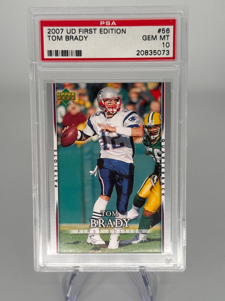 Tom Brady 2007 Upper Deck First Edition, PSA 10 Gem Mint