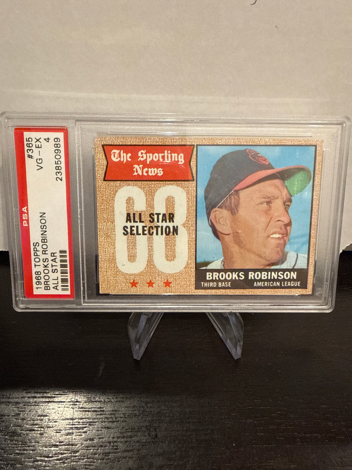 Brooks Robinson 1968 Topps Sporting News All Star, PSA 4