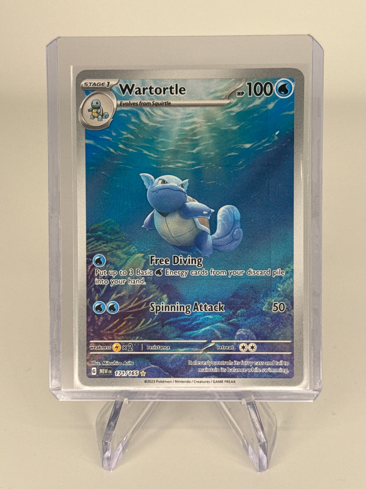 Pokémon TCG 2023 Wartortle Scarlet & Violet Illustration Rare, 171/165