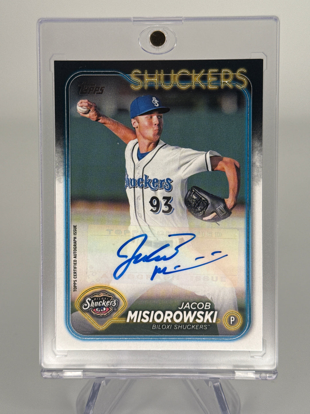 Jacob Misiorowski 2024 Topps Pro Debut Auto