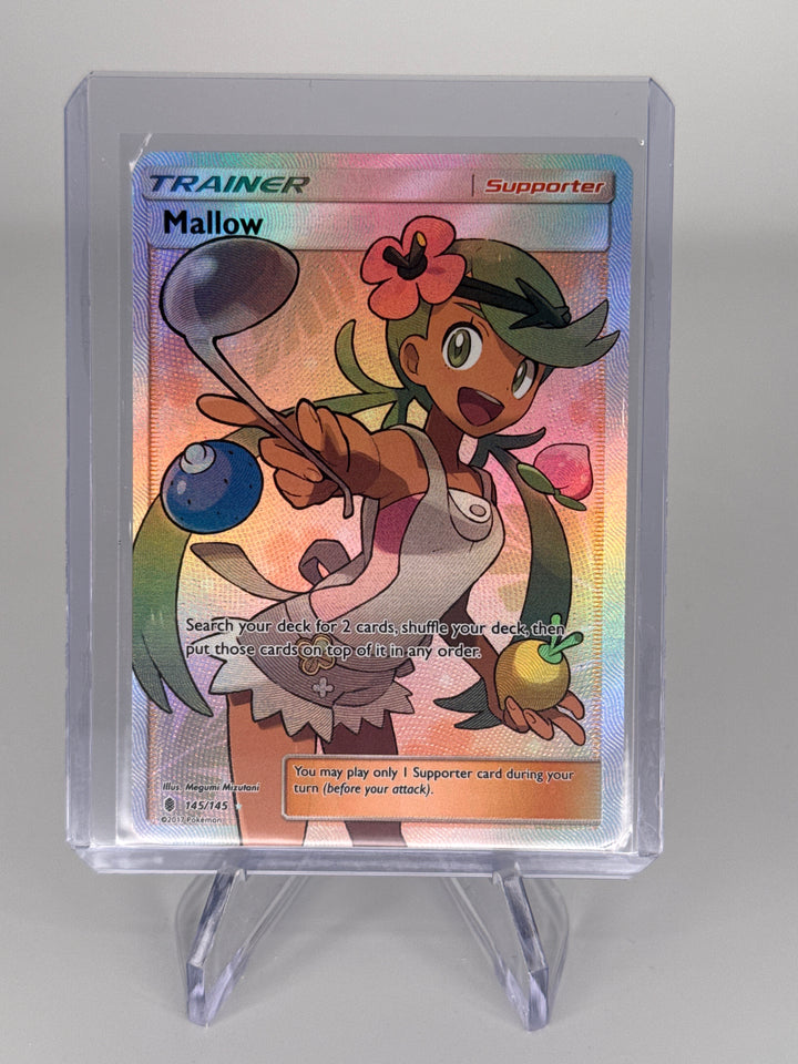 Pokemon TCG 2017 Mallow Trainer Guardians Rising Sun & Moon, 145/145