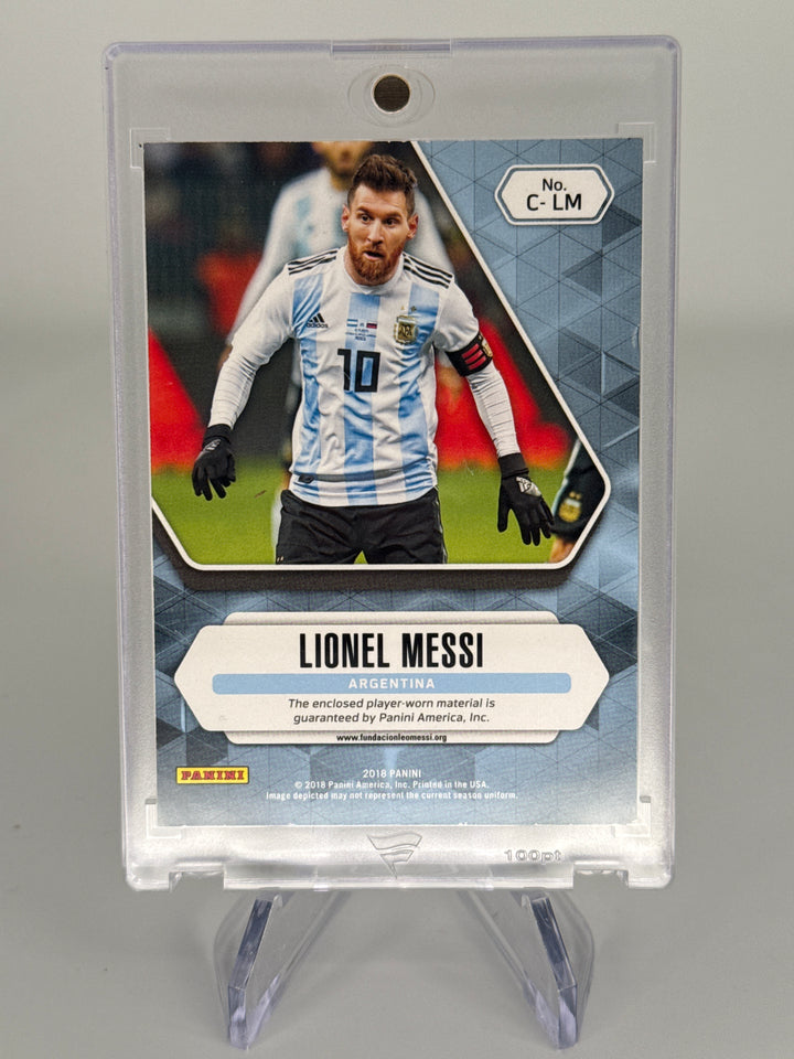 Lionel Messi 2018 Panini Player Worn Jersey