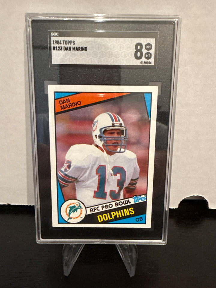 Dan Marino 1984 Topps Rookie, SGC 8