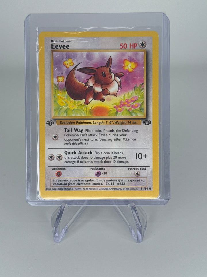 Pokemon TCG 1999 Eevee 1st Edition Jungle Set, 51/64
