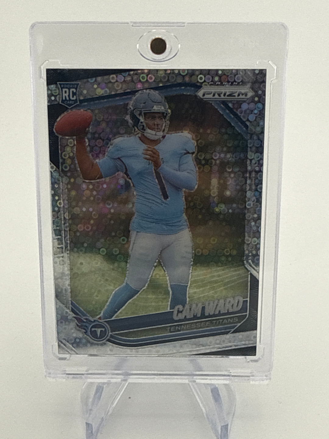 Cam Ward 2025 Panini Prizm Silver Disco Prizm Rookie