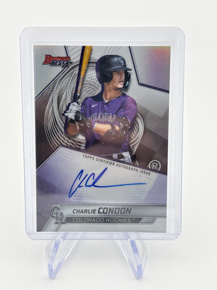 Charlie Condon 2025 Bowman's Best Best of 2025 Refractor Auto