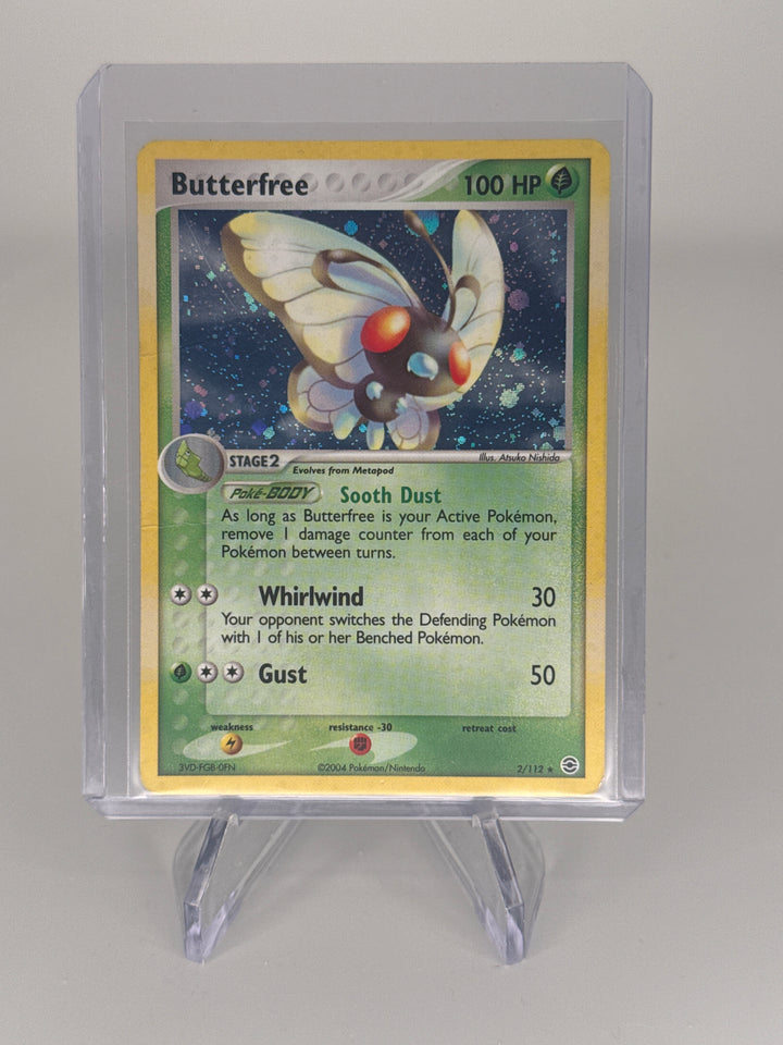 Pokemon TCG 2004 Butterfree Fire Red & Leaf Green Holo, 2/112