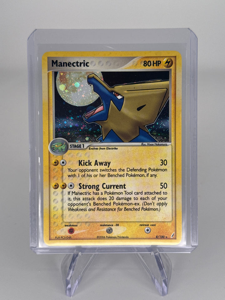 Pokemon TCG 2006 Manectric EX Crystal Guardians Holo, 8/100