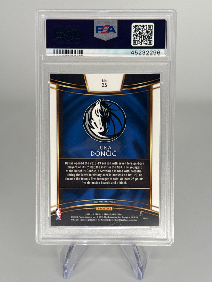 Luka Doncic 2018 Panini Select Rookie, PSA 10 Gem Mint