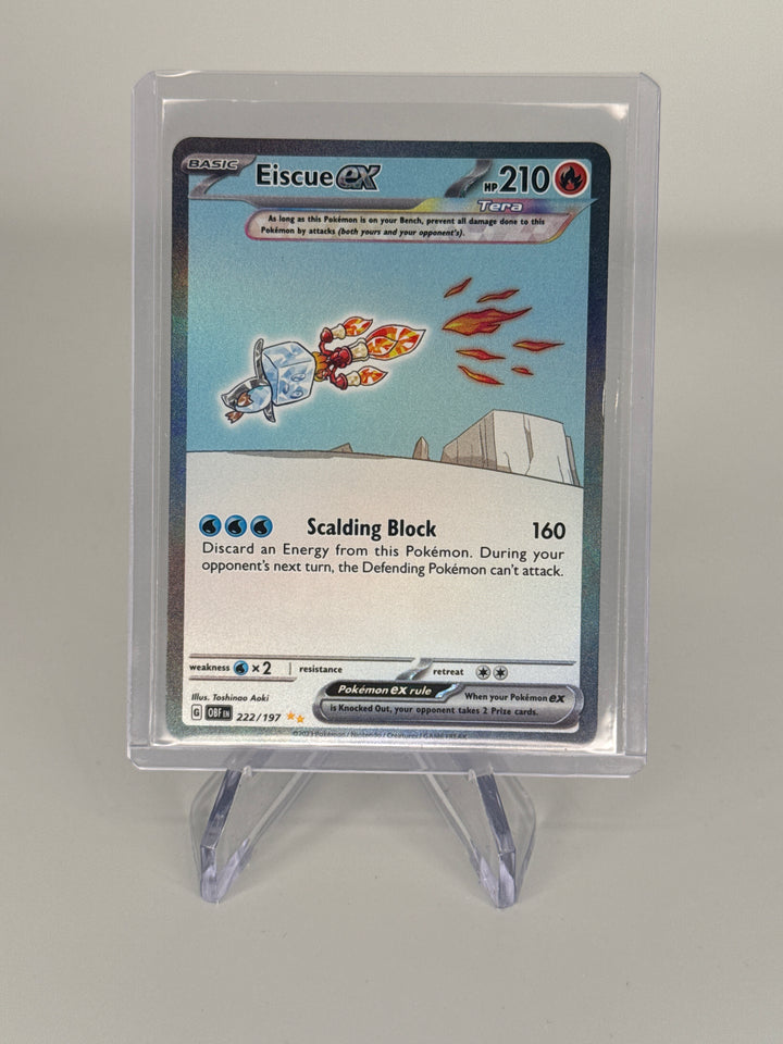 Pokemon TCG 2023 Eiscue EX Obsidian Flames Special Illustration Rare, 222/197
