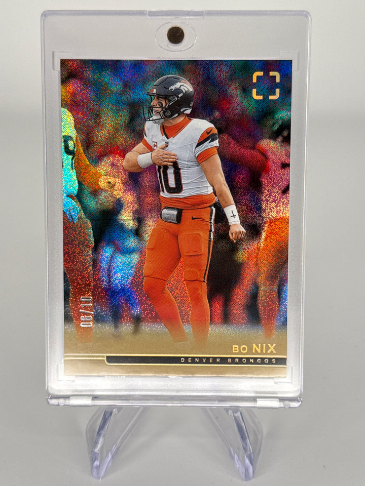Bo Nix 2025 Panini Photogenic Gold, 06/10