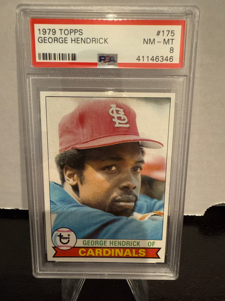 George Hendrick 1979 Topps, PSA 8