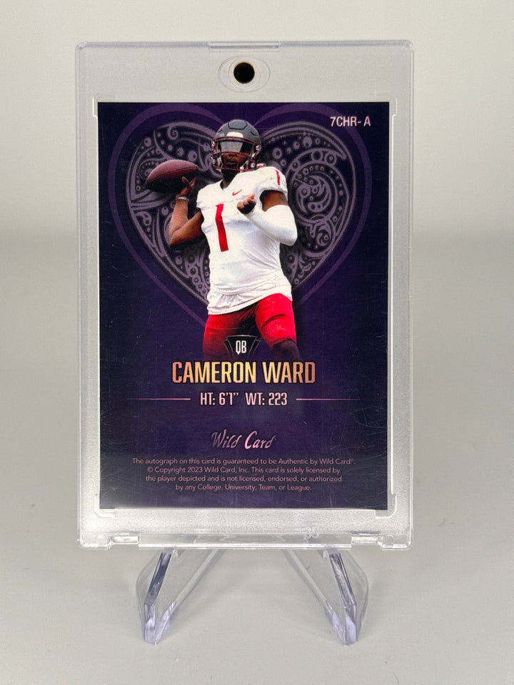 Cameron Ward 2023 Wild Card Matte Auto, 5/6