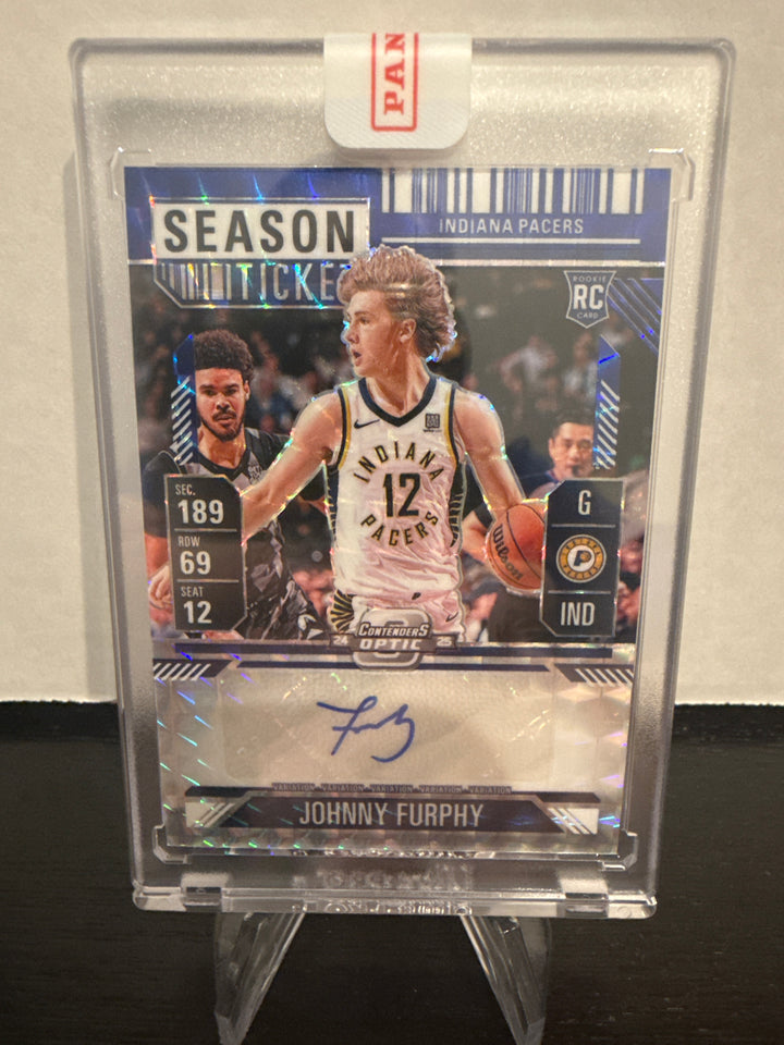 Johnny Furphy 2024-2025 Panini Contenders Optic Rookie Auto Variation, 05/49