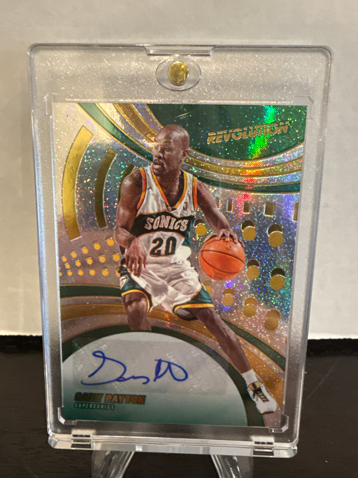 Gary Payton 2020-2021 Panini Revolution Auto