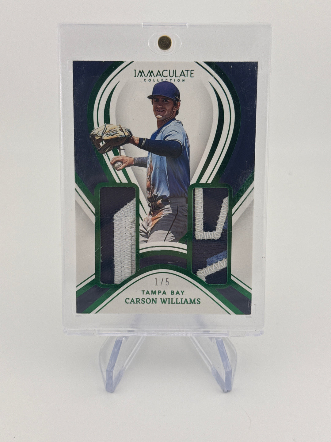 Carson Williams 2023 Panini Immaculate Dual Relic Emerald, 1/5
