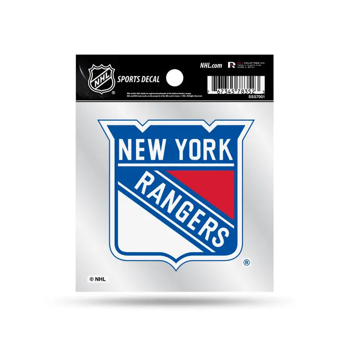 NHL New York Rangers 4x4 Decal