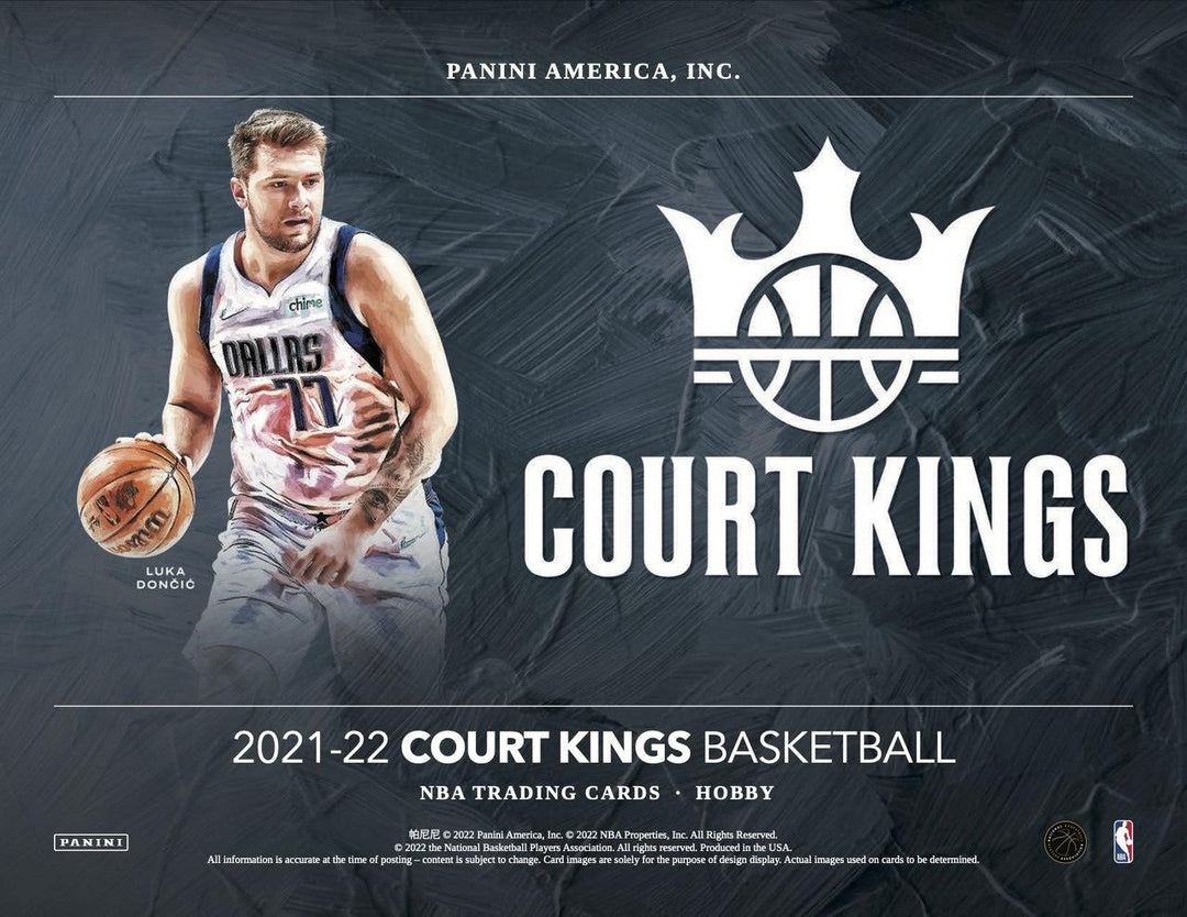 2021-2022 Panini Court Kings Basketball International Blaster Box