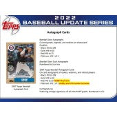 2022 Topps Update Series Baseball Hobby Pack