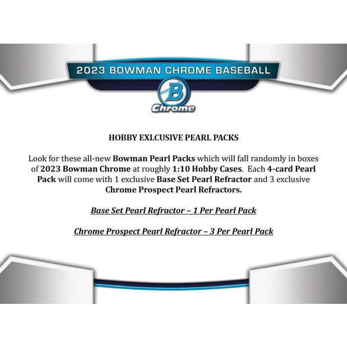 2023 Bowman Chrome Baseball Hobby Mini Box