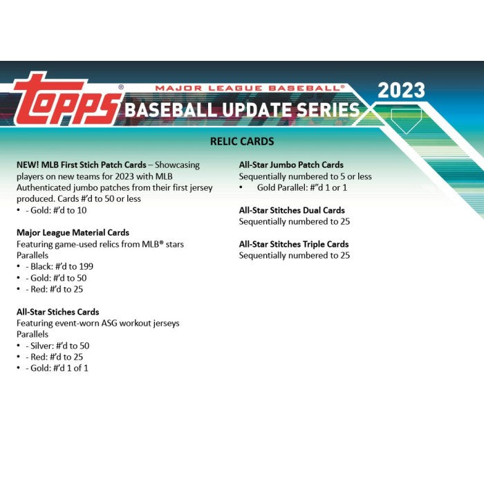 2023 Topps Update Series Baseball Blaster Box