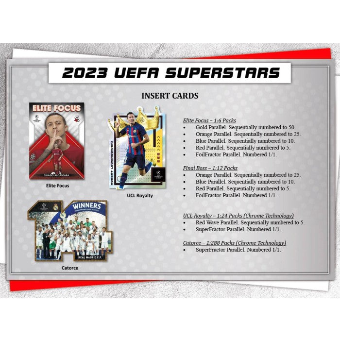 2023 Topps UEFA Super Stars Soccer Hanger Box