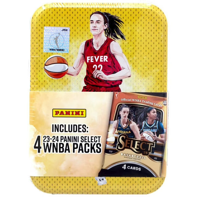 2023-2024 Panini Select WNBA Basketball Collectors Tin with 4 Packs