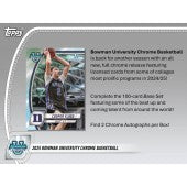 2024-2025 Bowman University Chrome Basketball Hobby Box