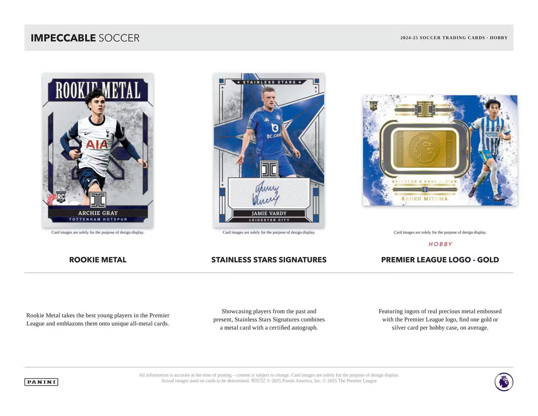 2024-2025 Panini Impeccable Soccer Hobby Box