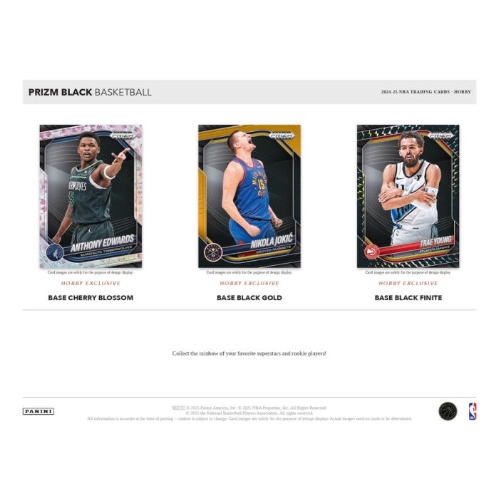 Three basketball trading cards featuring different players on a white background.