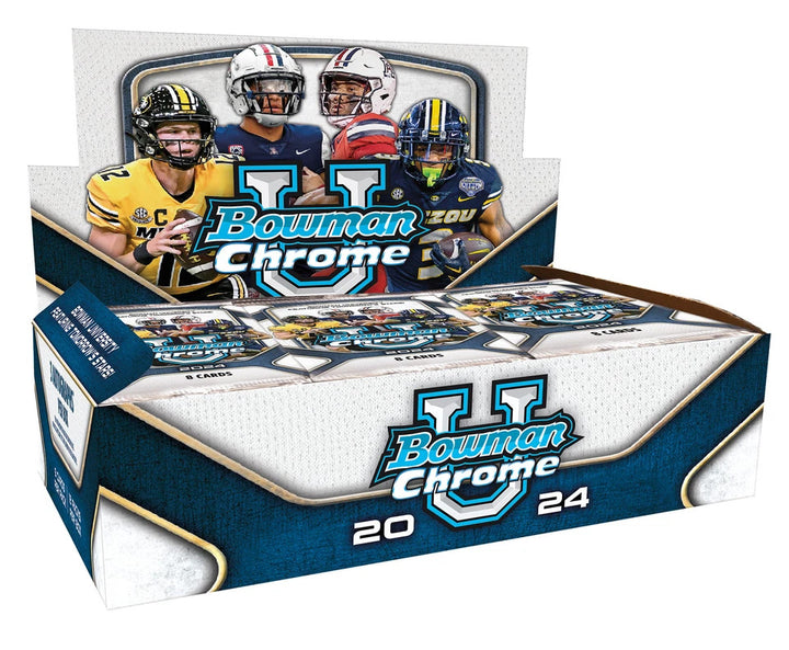 2024 Topps Bowman Chrome University Football Jumbo Box