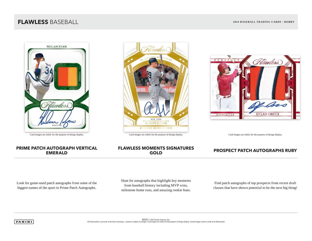 2024 Panini Flawless Baseball Hobby Box