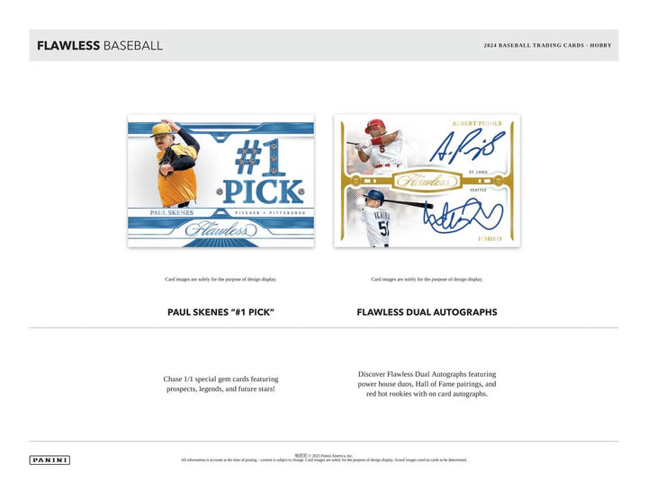 2024 Panini Flawless Baseball Hobby Box