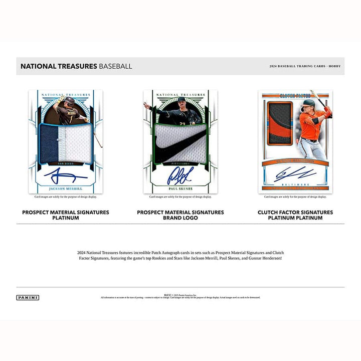 2024 Panini National Treasures Baseball Hobby Box