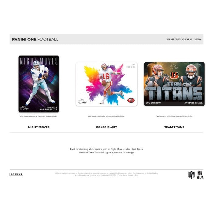 2024 Panini One Football Hobby Box