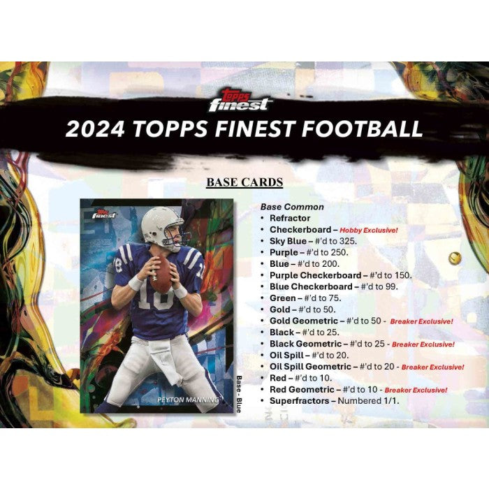 2024 Topps Finest Breaker's Delight Football Hobby Box