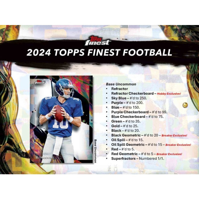 2024 Topps Finest Breaker's Delight Football Hobby Box