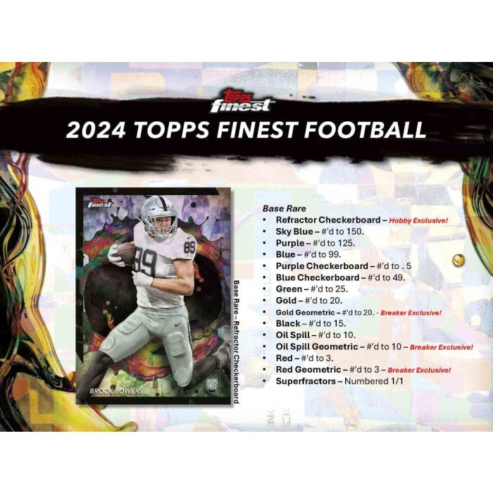 2024 Topps Finest Breaker's Delight Football Hobby Box