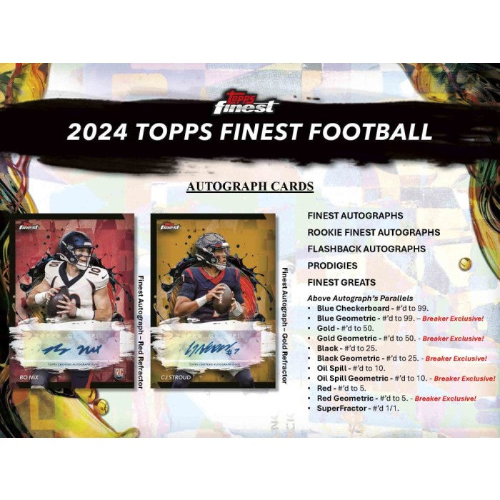 2024 Topps Finest Breaker's Delight Football Hobby Box