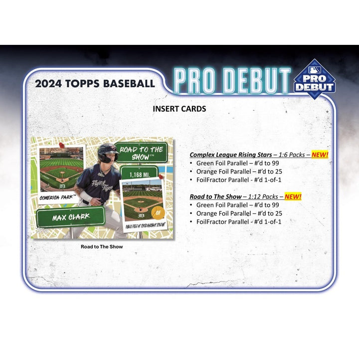 2024 Topps Pro Debut Baseball Jumbo Hobby Box