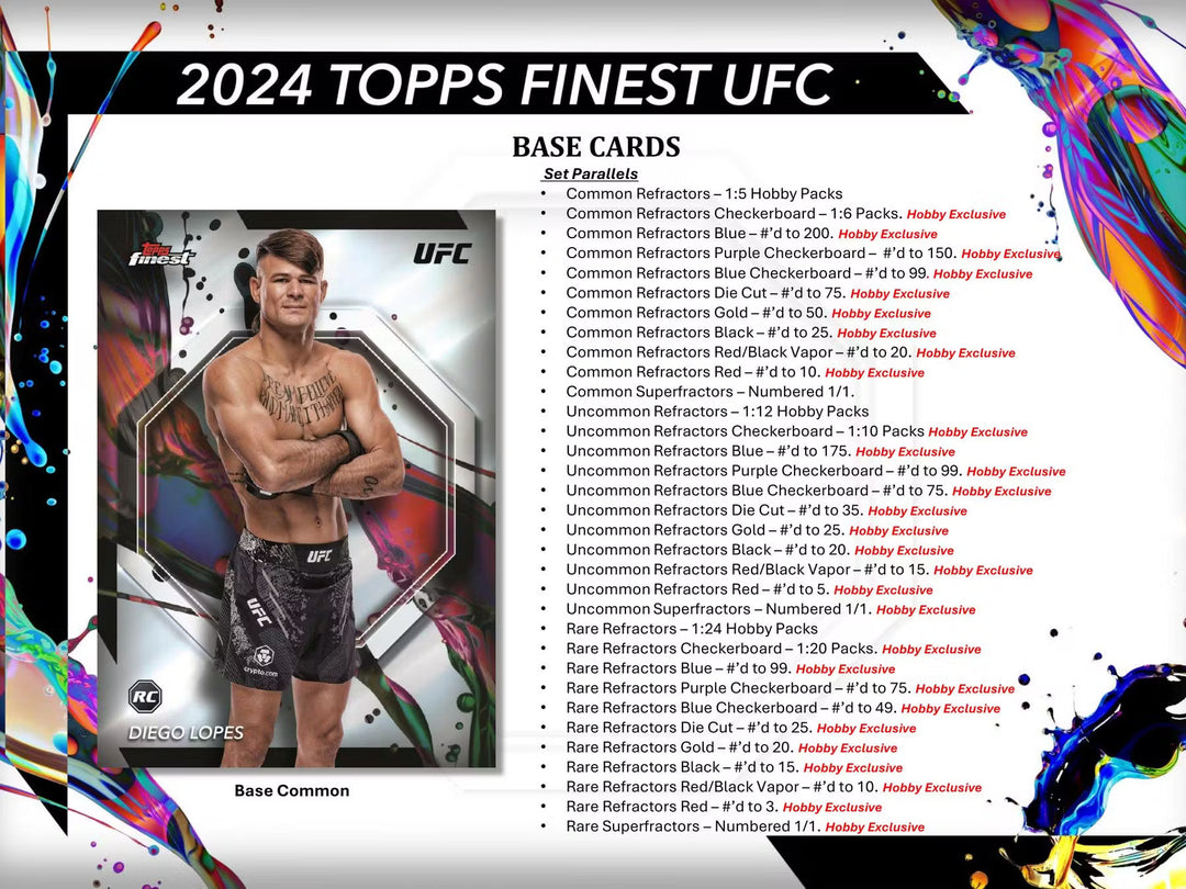2025 Topps UFC Finest Hobby Box
