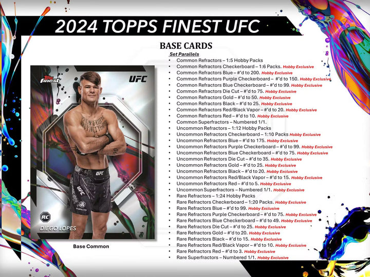 2025 Topps UFC Finest Hobby Box