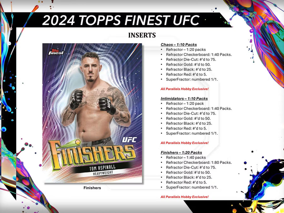 2025 Topps UFC Finest Hobby Box