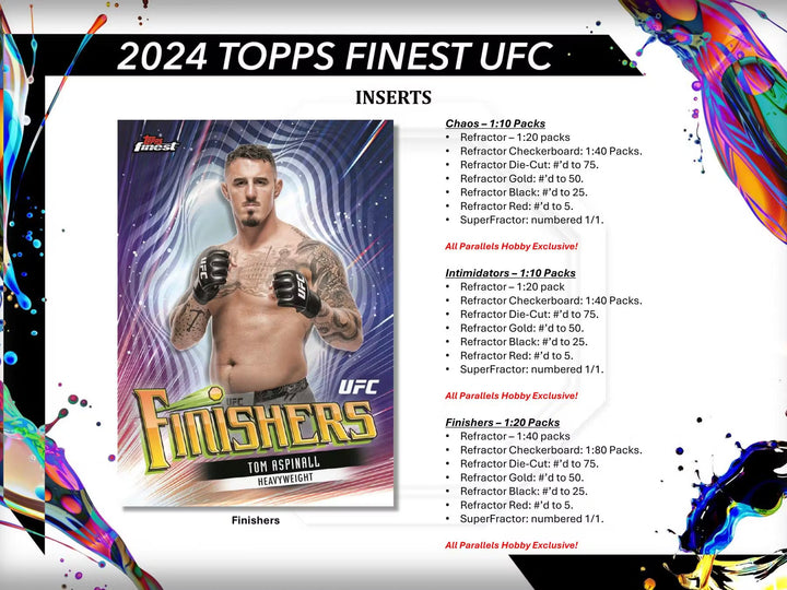 2025 Topps UFC Finest Hobby Box
