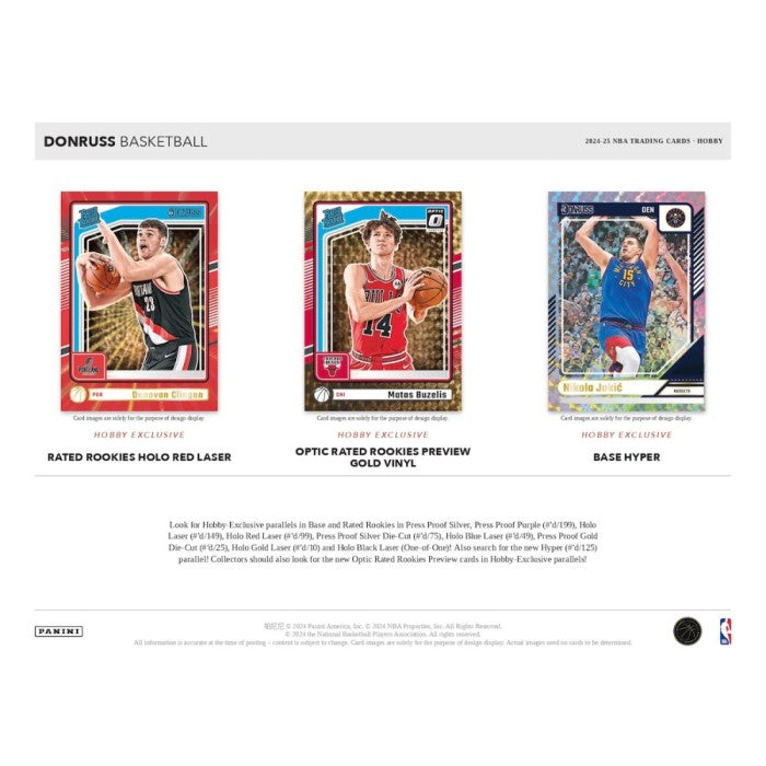 2024-2025 Panini Donruss Choice Basketball Hobby Box