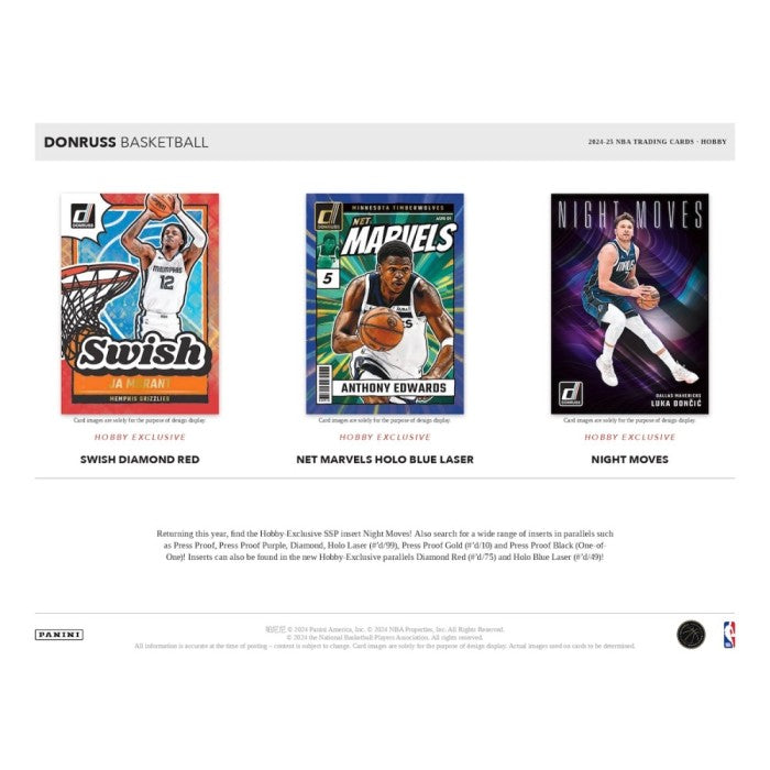 2024-2025 Panini Donruss Choice Basketball Hobby Box