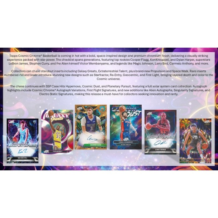 2025-2026 Topps Cosmic Chrome Basketball Hobby Box