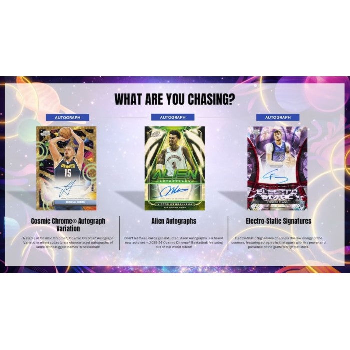 2025-2026 Topps Cosmic Chrome Basketball Hobby Box